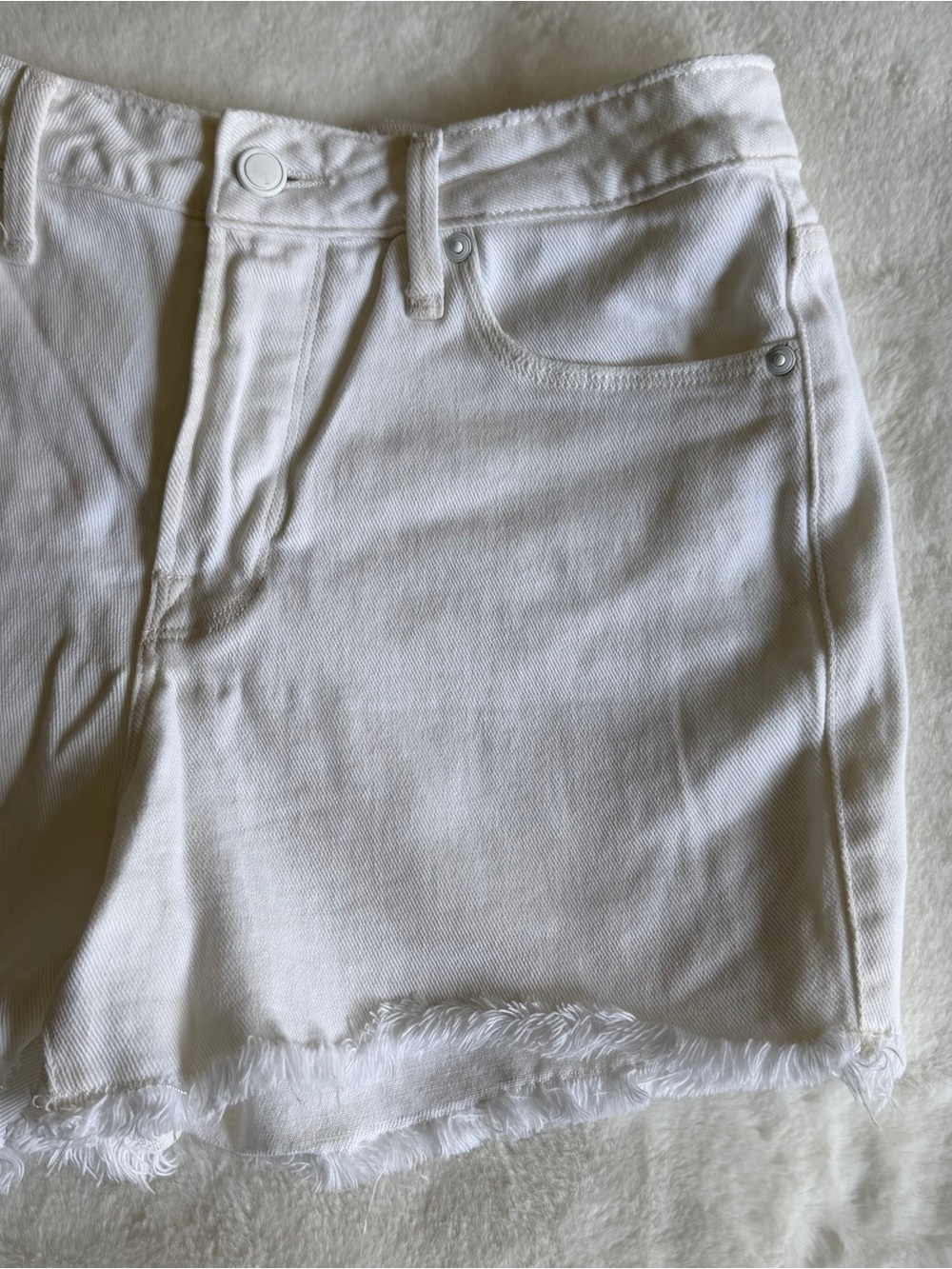 Good American White Shorts Size 8 - Picture 2 of 9